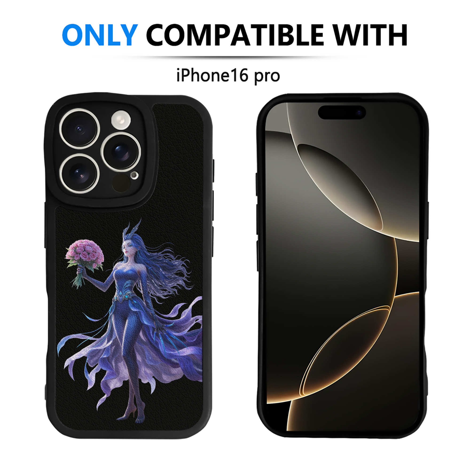 （画像用） Ne Zha 2 ナタ 魔童の大暴れ 【iPhone 16シリーズ対応】シリコンスマホケース（レザー調） 材質：シリコン